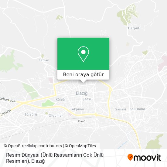 Resim Dünyası (Ünlü Ressamların Çok Ünlü Resimleri) harita