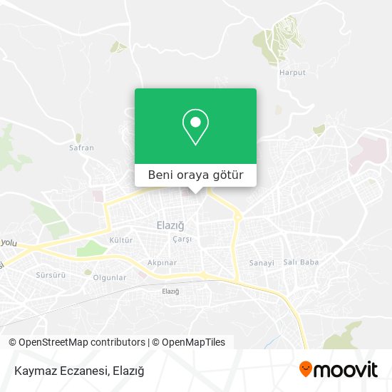 Kaymaz Eczanesi harita