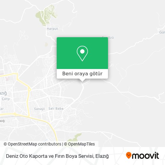 Deniz Oto Kaporta ve Fırın Boya Servisi harita