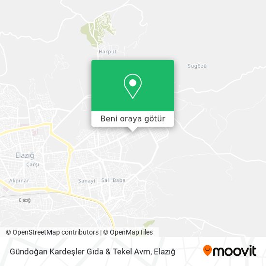 Gündoğan Kardeşler Gıda & Tekel Avm harita