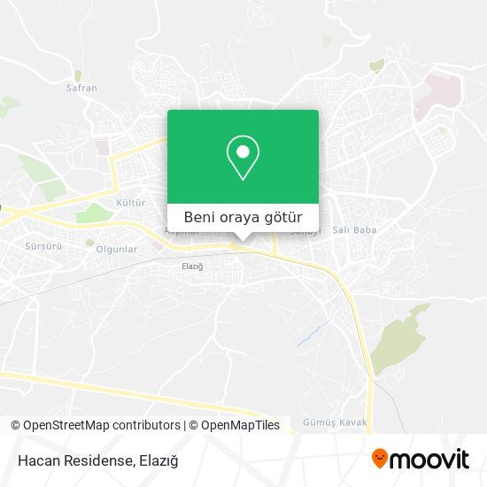Hacan Residense harita