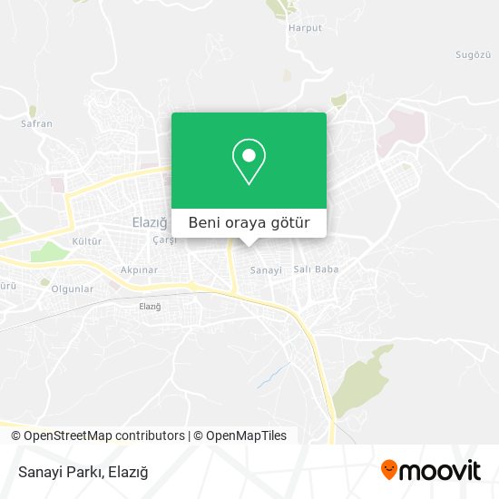 Sanayi Parkı harita