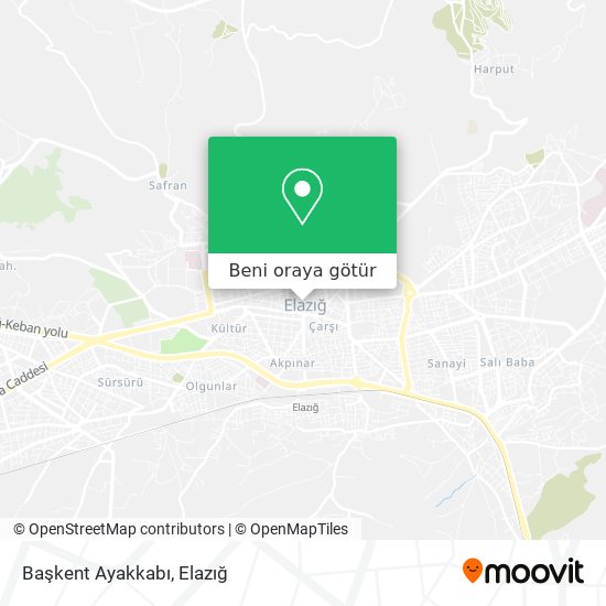 Başkent Ayakkabı harita