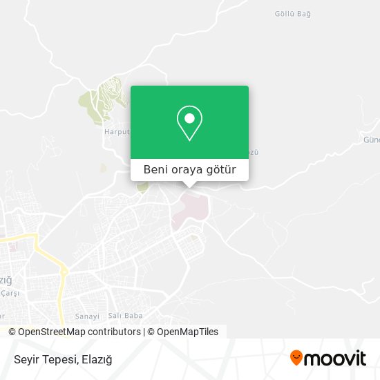 Seyir Tepesi harita