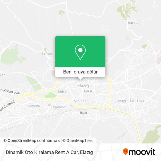Dinamik Oto Kiralama Rent A Car harita