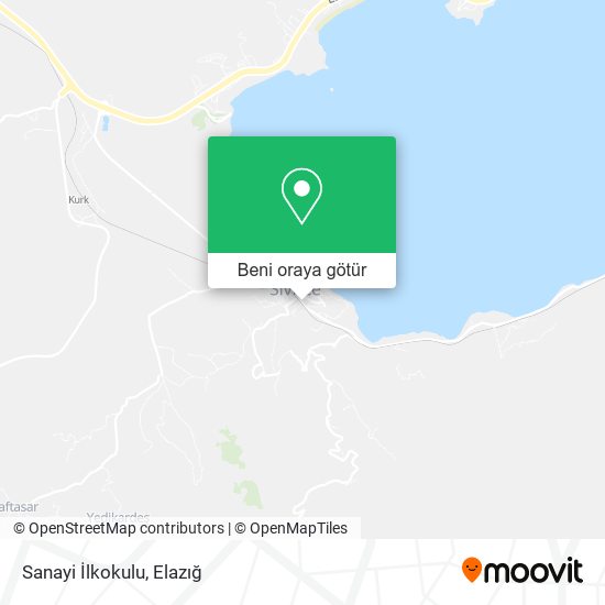Sanayi İlkokulu harita