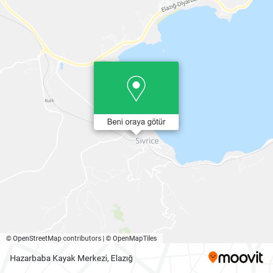 Hazarbaba Kayak Merkezi harita