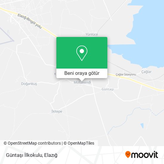 Güntaşı İlkokulu harita