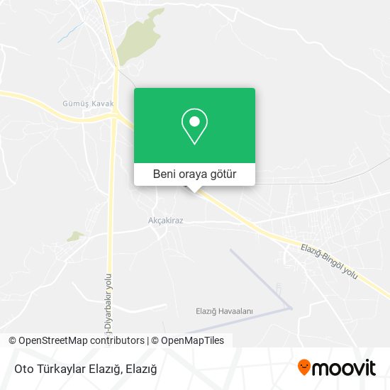 Oto Türkaylar Elazığ harita