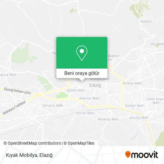 Kıyak Mobilya harita