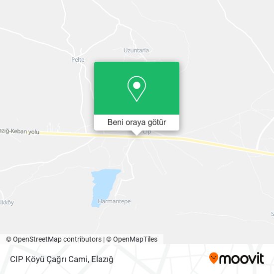 CIP Köyü Çağrı Cami harita