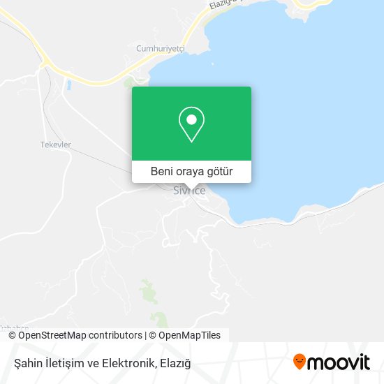 Şahin İletişim ve Elektronik harita