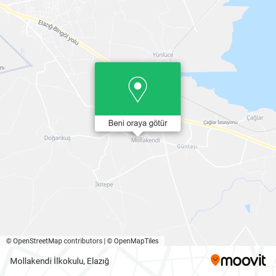 Mollakendi İlkokulu harita
