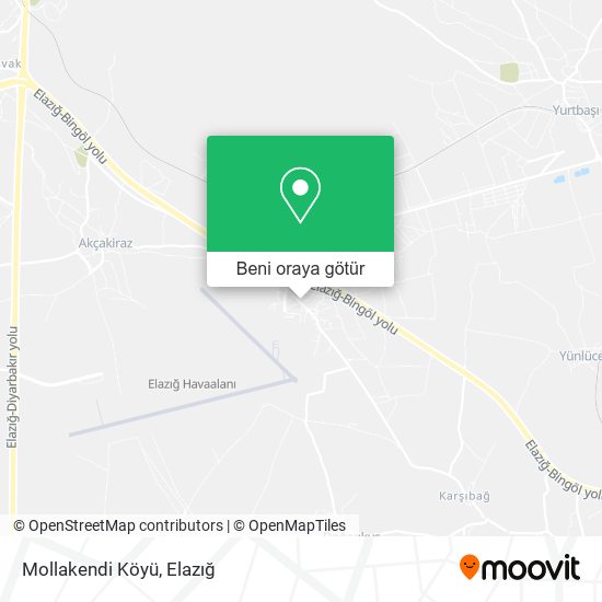 Mollakendi Köyü harita