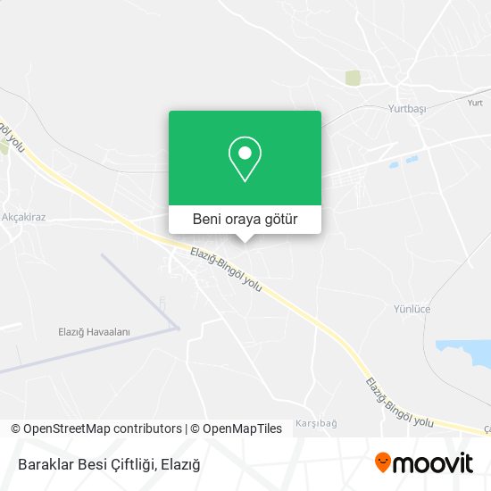 Baraklar Besi Çiftliği harita
