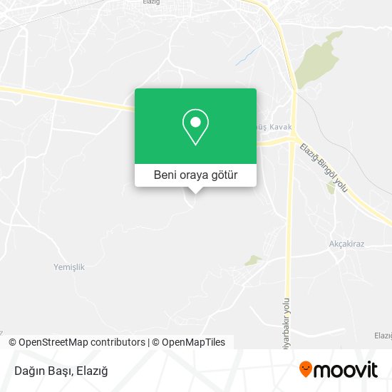 Dağın Başı harita