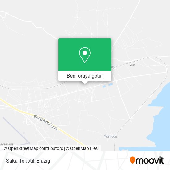 Saka Tekstil harita