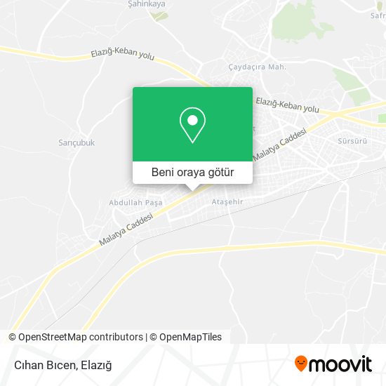 Cıhan Bıcen harita