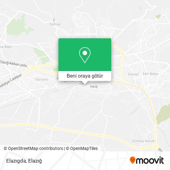 Elazıgda harita