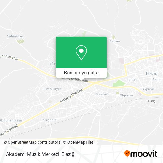 Akademi Muzik Merkezi harita