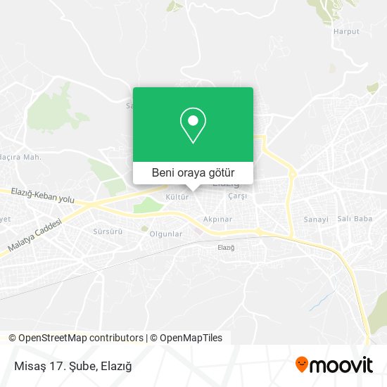 Misaş 17. Şube harita