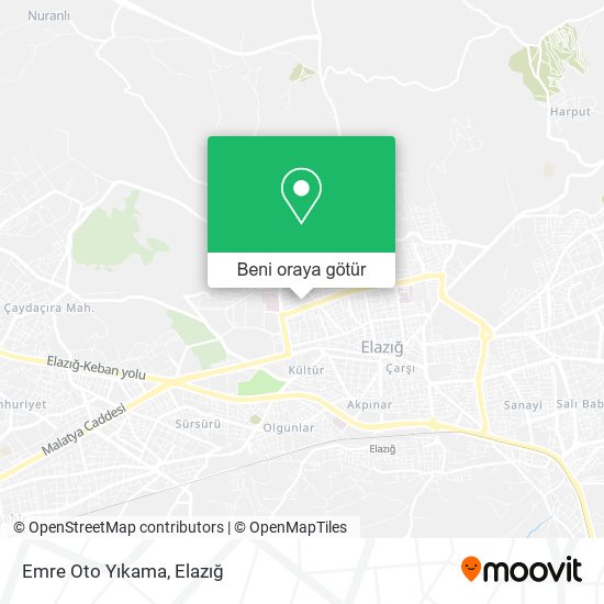 Emre Oto Yıkama harita