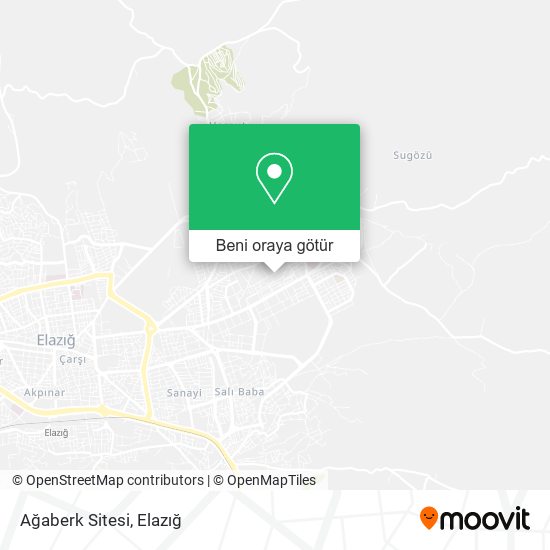 Ağaberk Sitesi harita