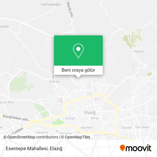 Esentepe Mahallesi harita