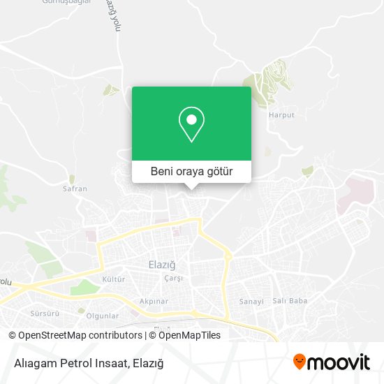 Alıagam Petrol Insaat harita