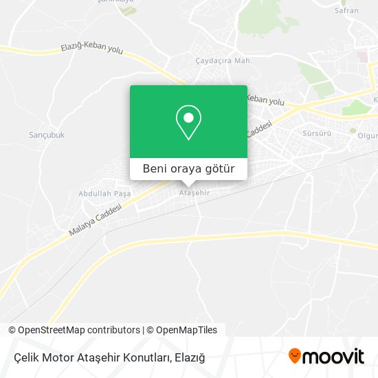 celik motor atasehir konutlari elazig nerede otobus ile nasil gidilir