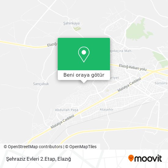 Şehraziz Evleri 2.Etap harita