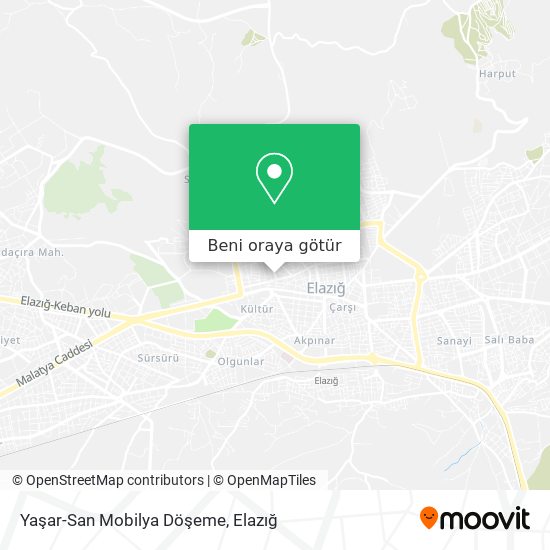 Yaşar-San Mobilya Döşeme harita