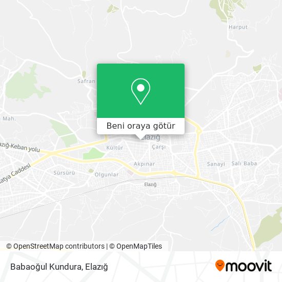 Babaoğul Kundura harita