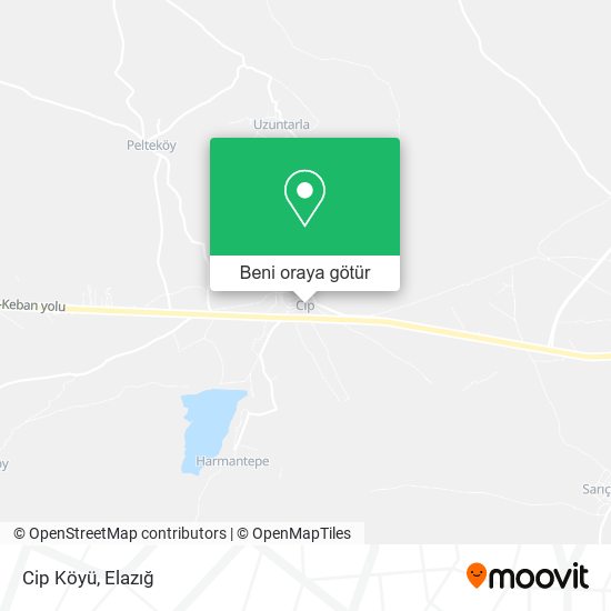 Cip Köyü harita