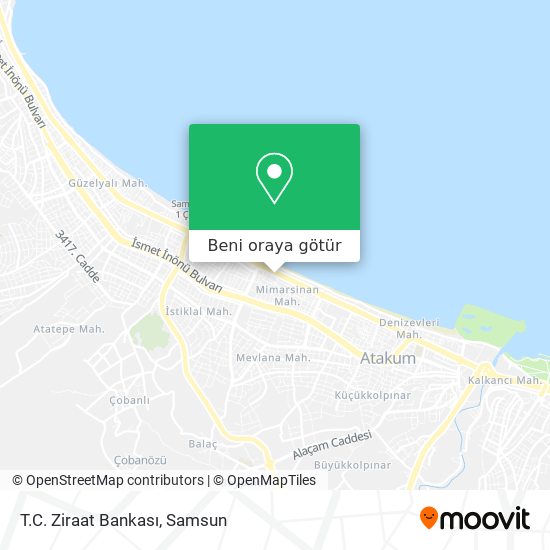 T.C. Ziraat Bankası harita
