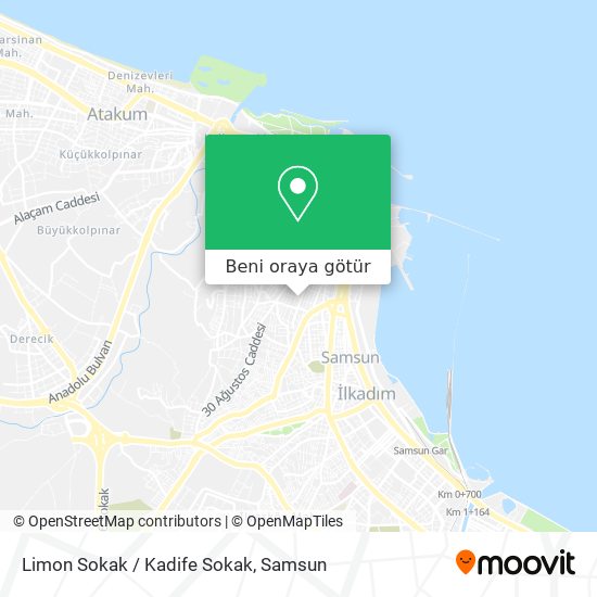 Limon Sokak / Kadife Sokak harita