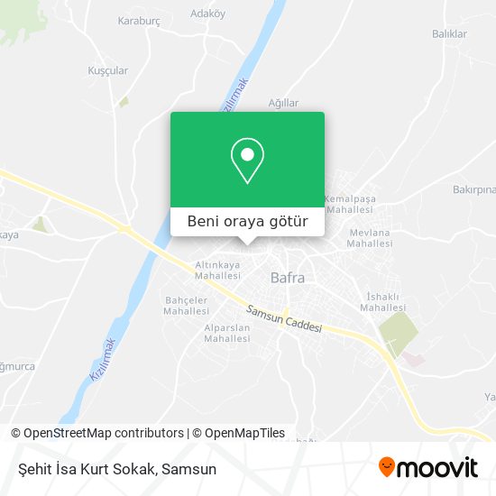 Şehit İsa Kurt Sokak harita