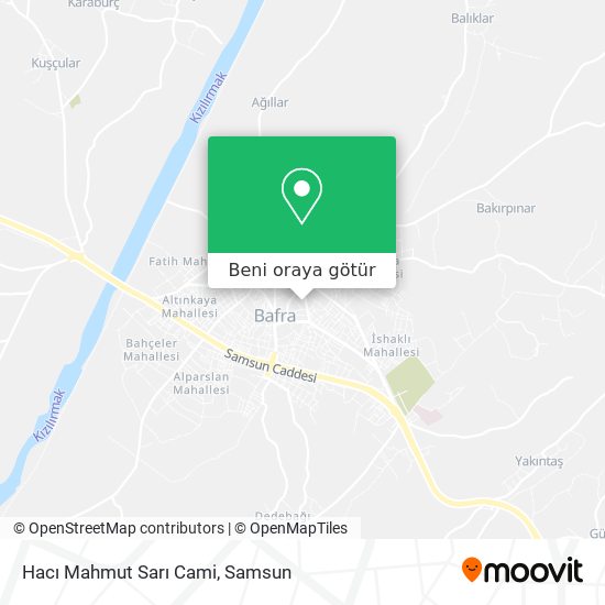 Hacı Mahmut Sarı Cami harita