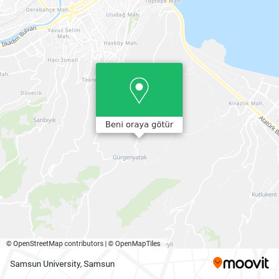 Samsun University harita