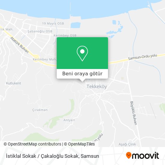 İstiklal Sokak / Çakaloğlu Sokak harita