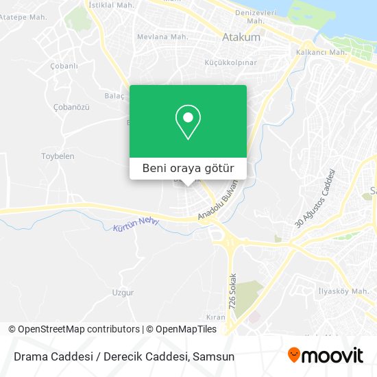 Drama Caddesi / Derecik Caddesi harita