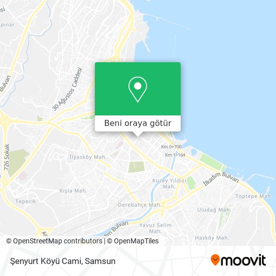 Şenyurt Köyü Cami harita