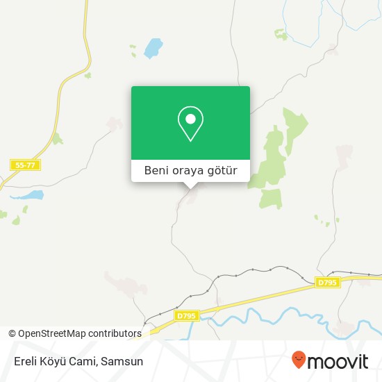 Ereli Köyü Cami harita