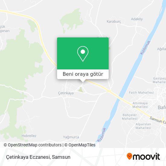 Çetinkaya Eczanesi harita