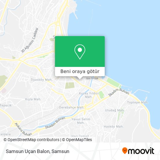 Samsun Uçan Balon harita