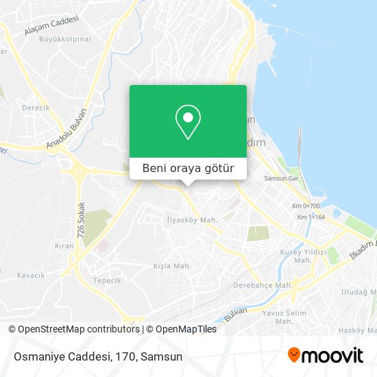 Osmaniye Caddesi, 170 harita