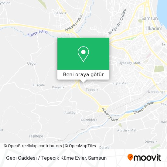 Gebi Caddesi / Tepecik Küme Evler harita