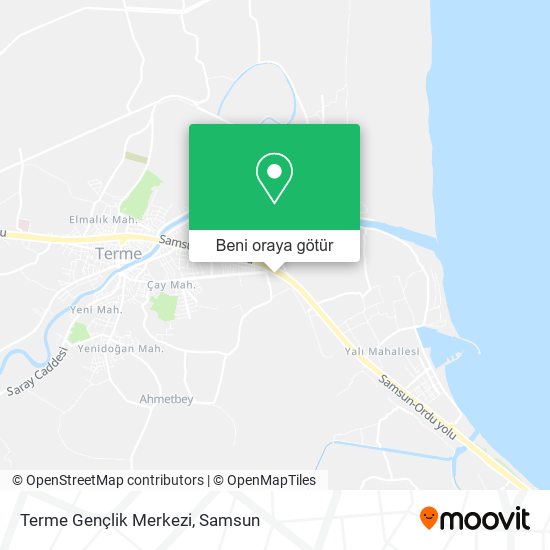 Terme Gençlik Merkezi harita