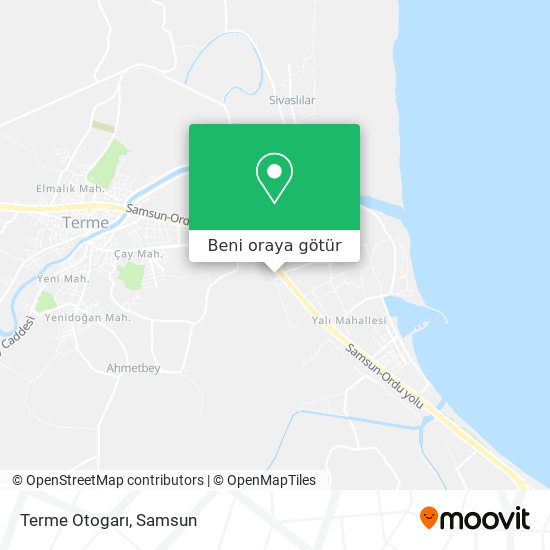 Terme Otogarı harita