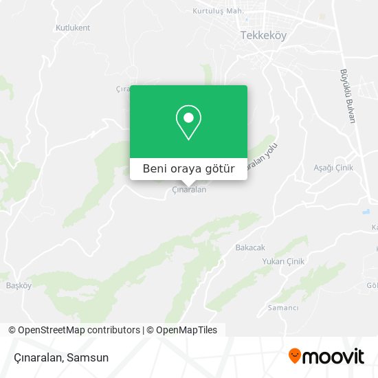 Çınaralan harita